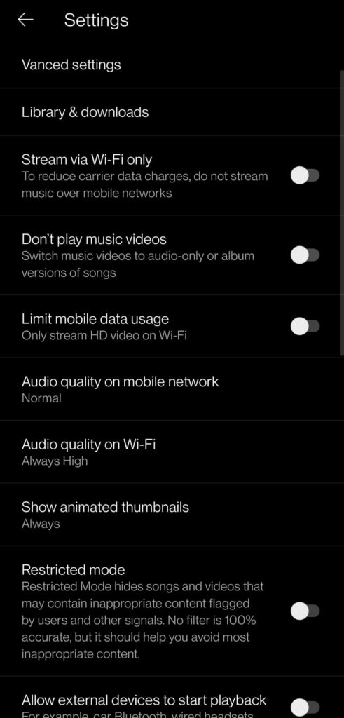 YouTube Vanced APK Download v16.37.35 (Official) 5
