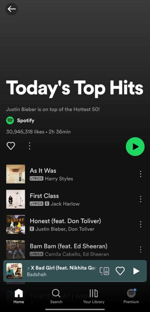 Today's top hits