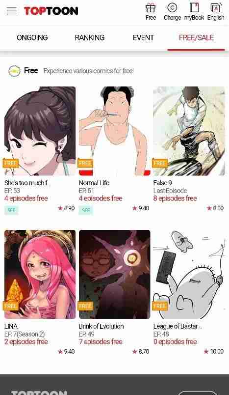 TopToon Plus Comics Serial