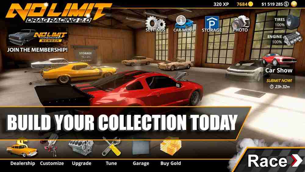 No Limit Drag Racing 2 APK Build Your Collection Today