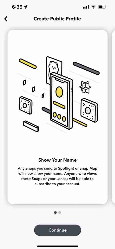 Snapchat MOD: Show your Name