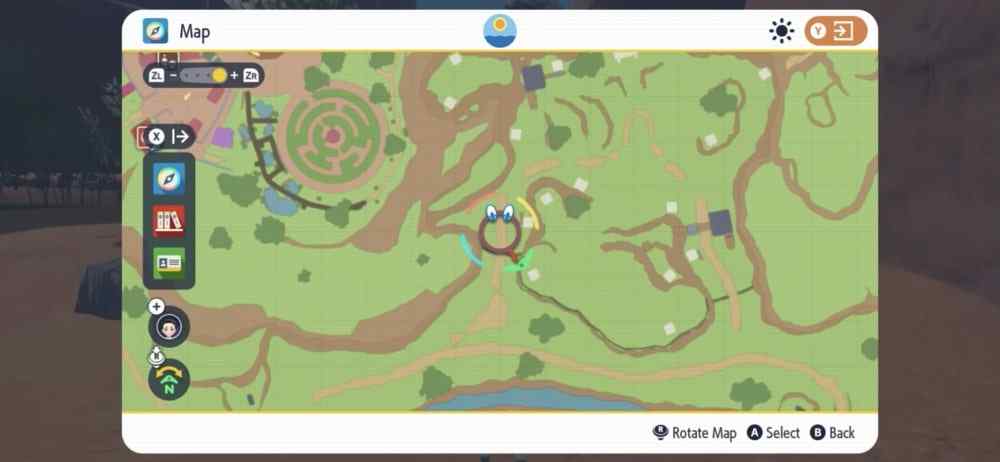Pokemon Scarlet and Violet: Map