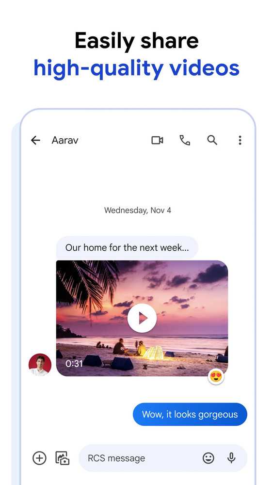 Share high quality videos
