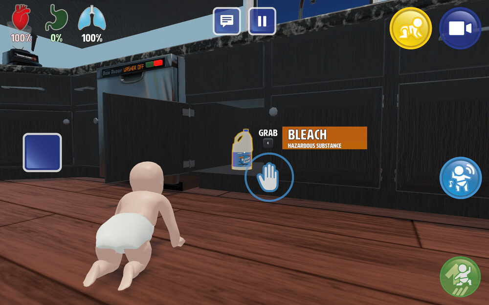 Baby roaming and creating chaos: whos your daddy
