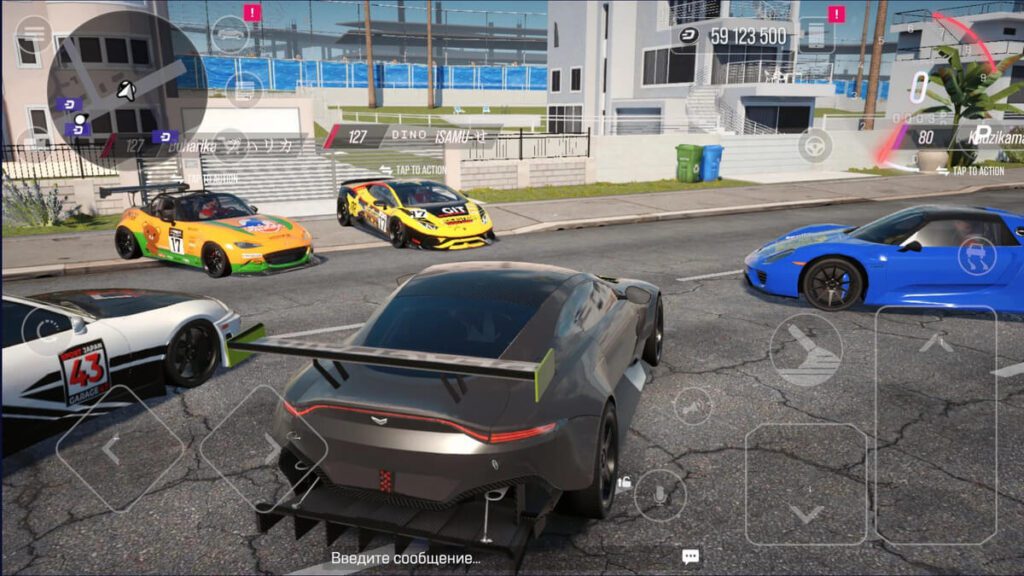Lots of cars in Drive Zone Online MOD APK