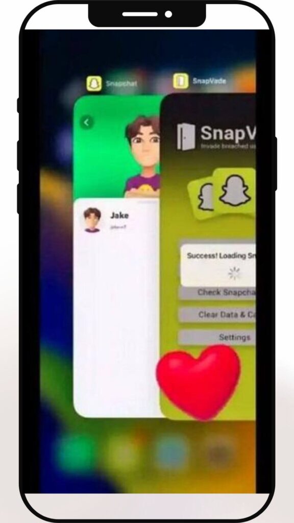 Interface of Snapvade