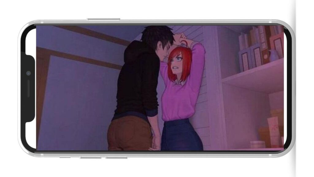 Boy and a girl character in Goodbye Eternity 0.8 APK